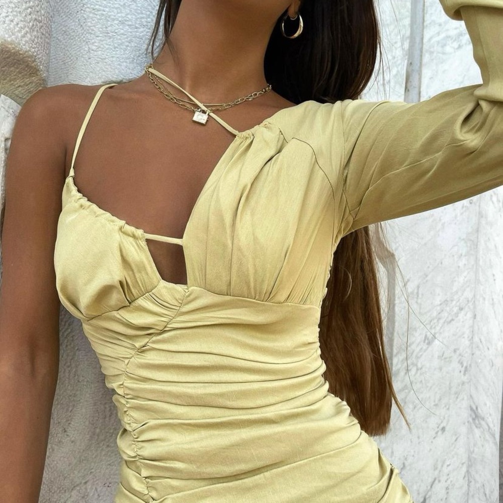 ZARA draped dress - Picture 4 of 16
